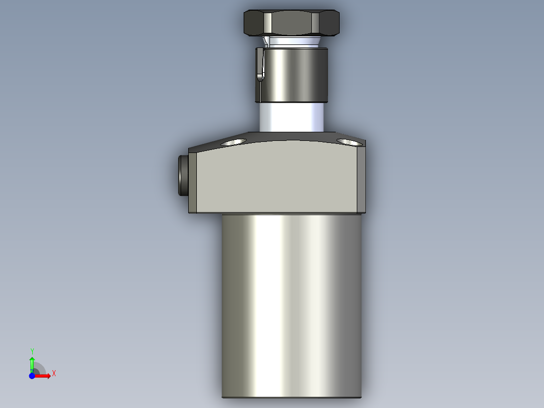 KOSMEKLHS0480-CR-Y30多系列多零件图纸模型前视图