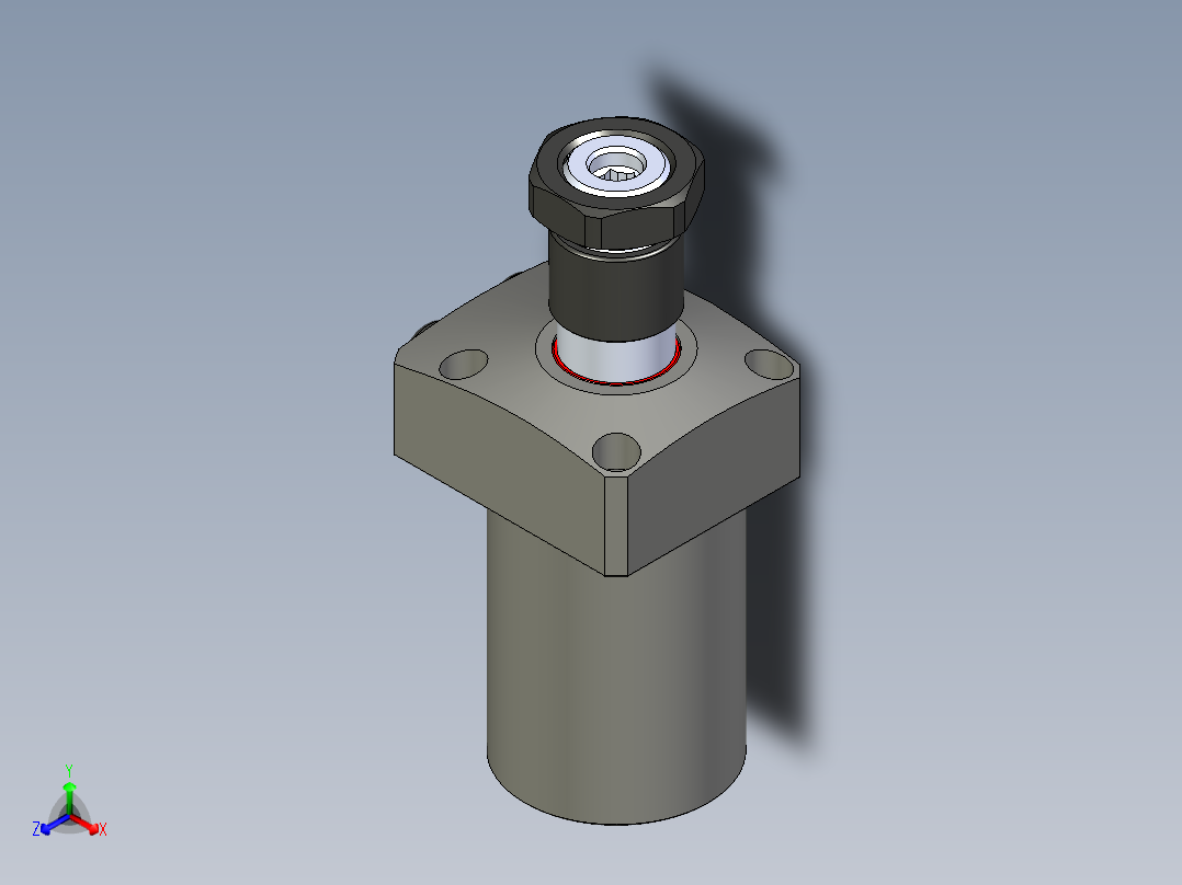 KOSMEKLHS0480-CR-Y30多系列多零件图纸模型正等轴测图