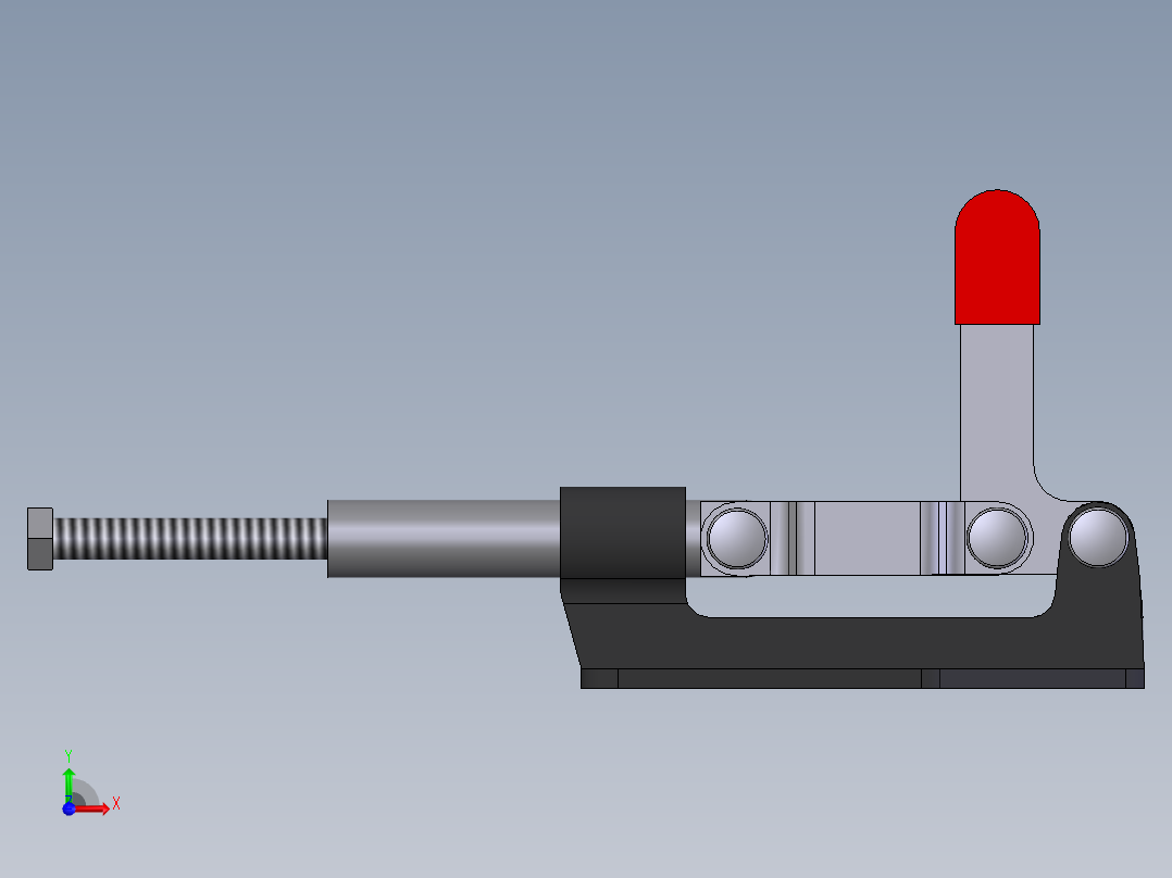 快速夹具前视图