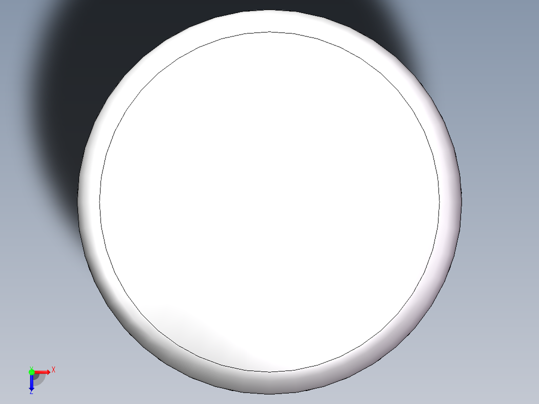 THA碟形封头DN1500俯视图