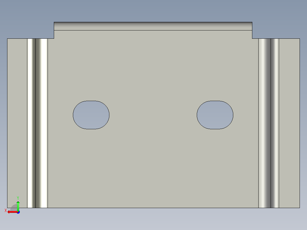 基恩士DL-RS1_bracket_kc图纸模型后视图