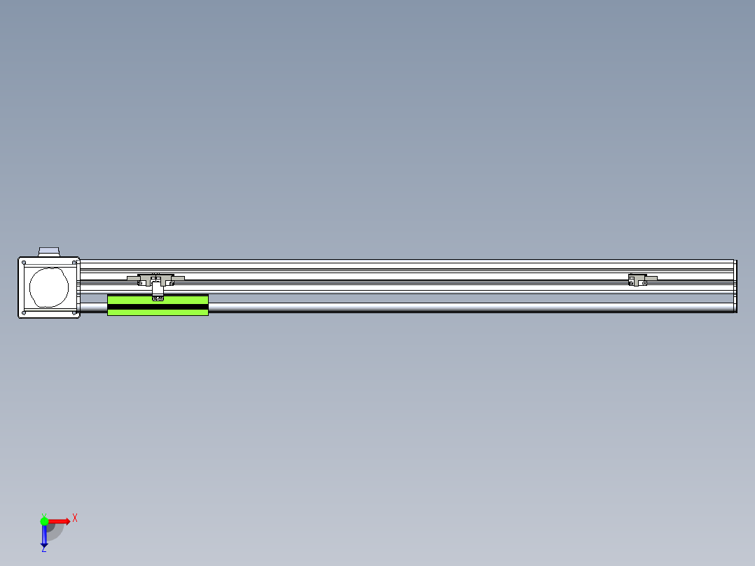 同步带滑台-半封闭B13-L90-S650-L-Z86-D3俯视图