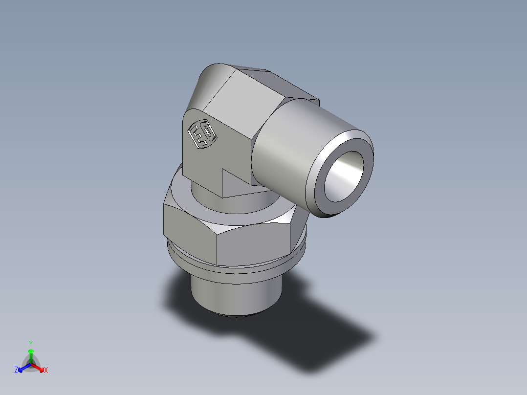 卡套式工业通用硬管接头EO_Adjustable_Locknut_elbow_WEE06SROMDCF