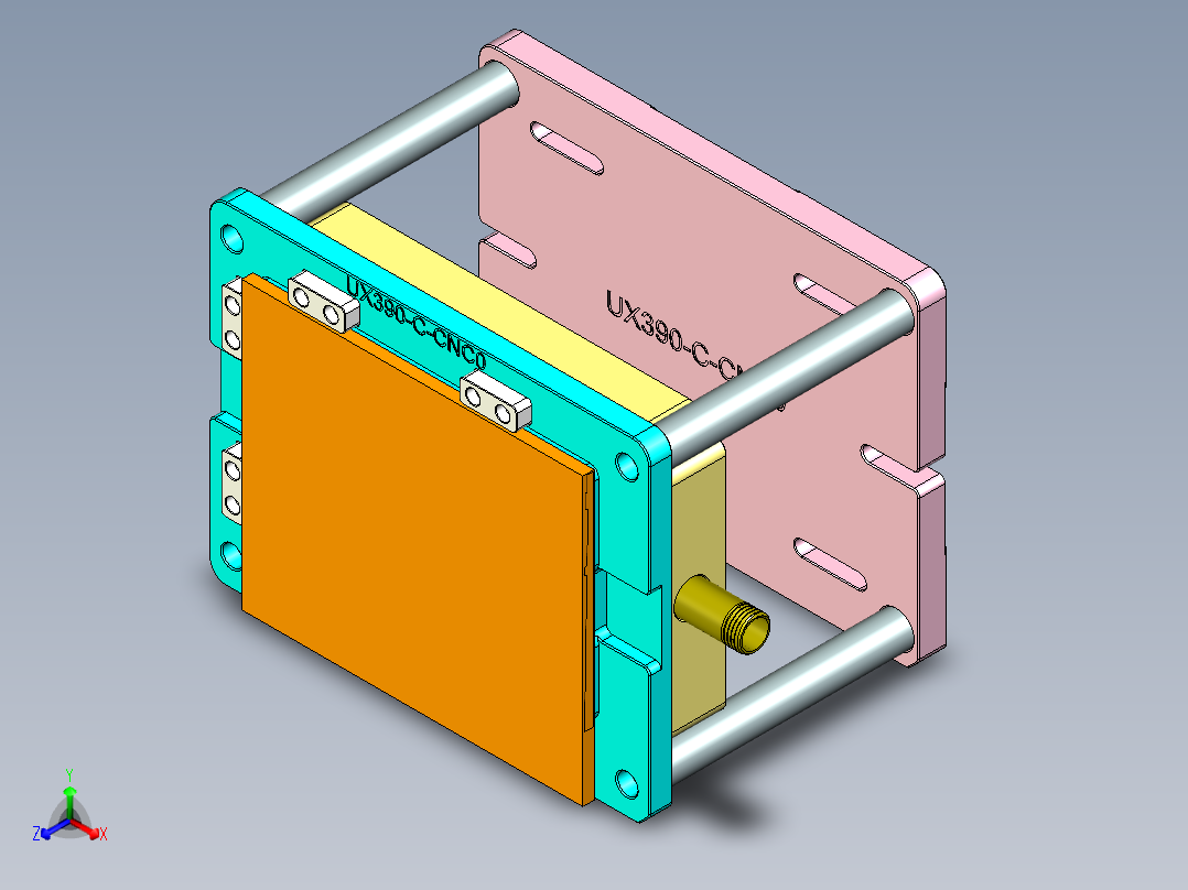 UX390-C-CNC0-0305正等轴测图