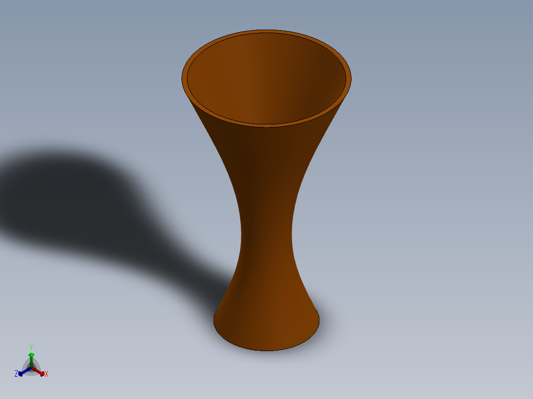 研钵和研杵正等轴测图