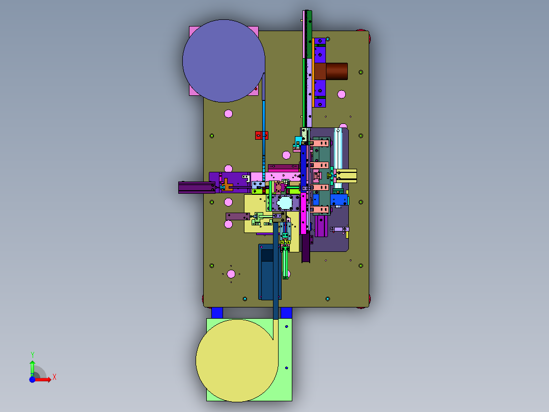 电信级光纤耦合装配机前视图