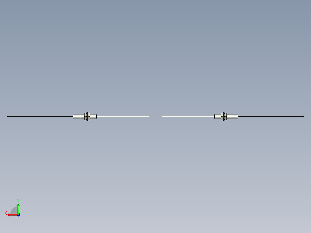 光纤元件对射型FT-D310-M后视图