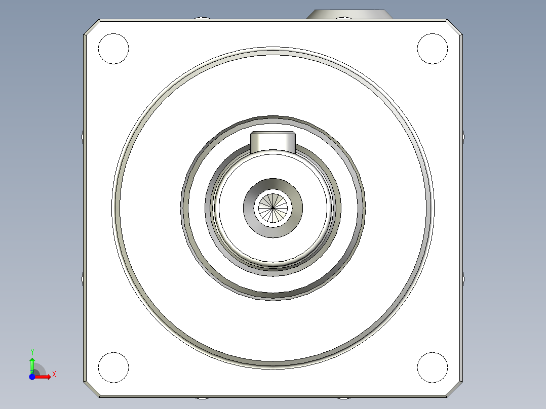 多摩川行星减速机TB-042-L2-8(30 46 M4 13)前视图