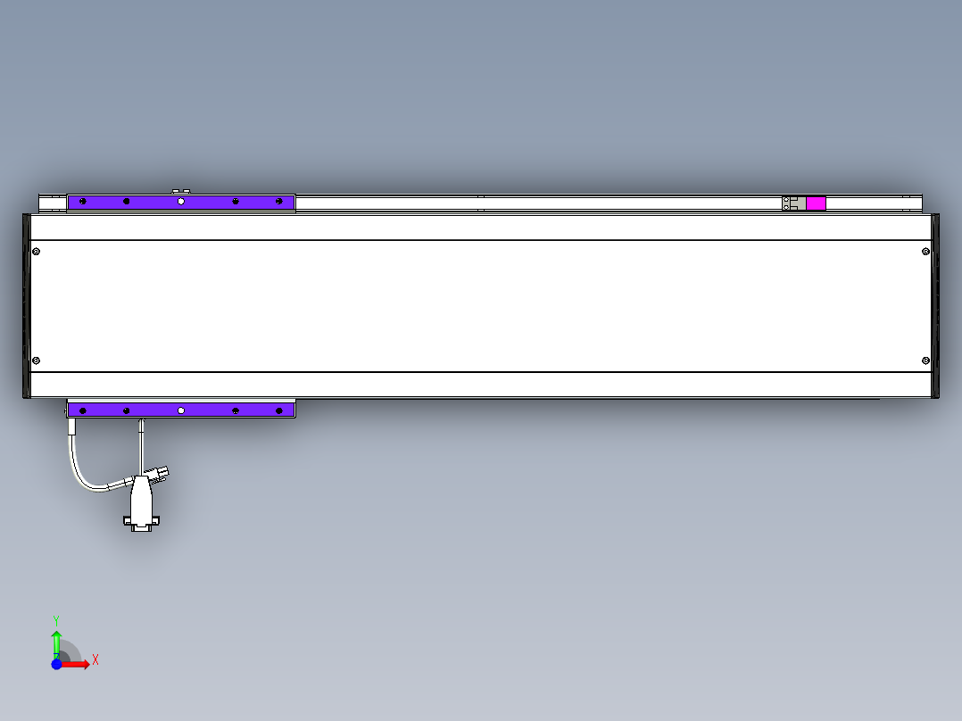威洛博VL系列直线电机模组-VL17E3-S550前视图