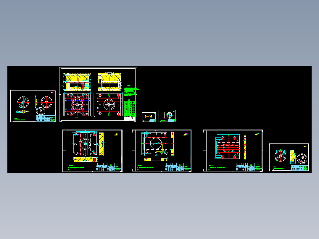 XO1-桶盖注塑模具CAD[圆形塑料桶盖]毕业设计图纸CAD369164