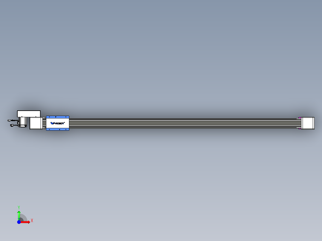威洛博LB.GB同步带传动--欧规系列GB8-L96-S1800-BR-P40前视图
