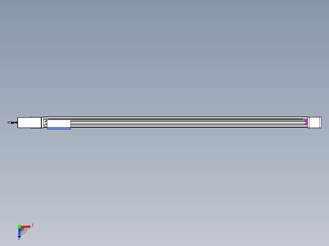 威洛博LB.GB同步带传动--欧规系列GB8-L96-S1800-BR-P40俯视图