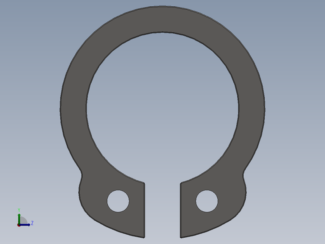 轴用、孔用弹性挡圈三维=588453=60左视图