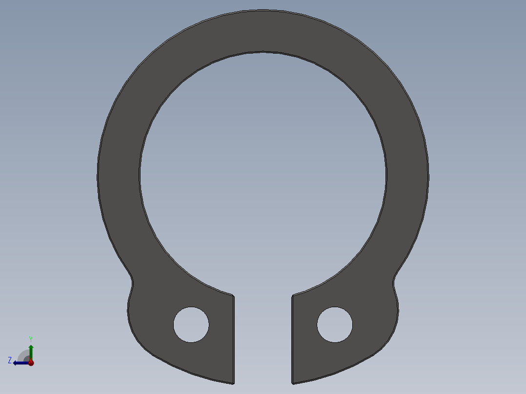 轴用、孔用弹性挡圈三维=588453=60右视图