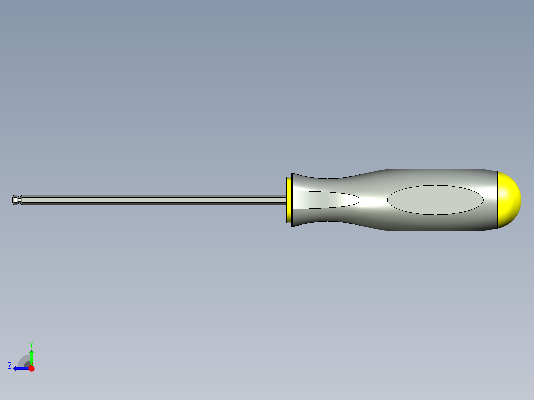 3-32球头六角螺丝刀--sw stp右视图