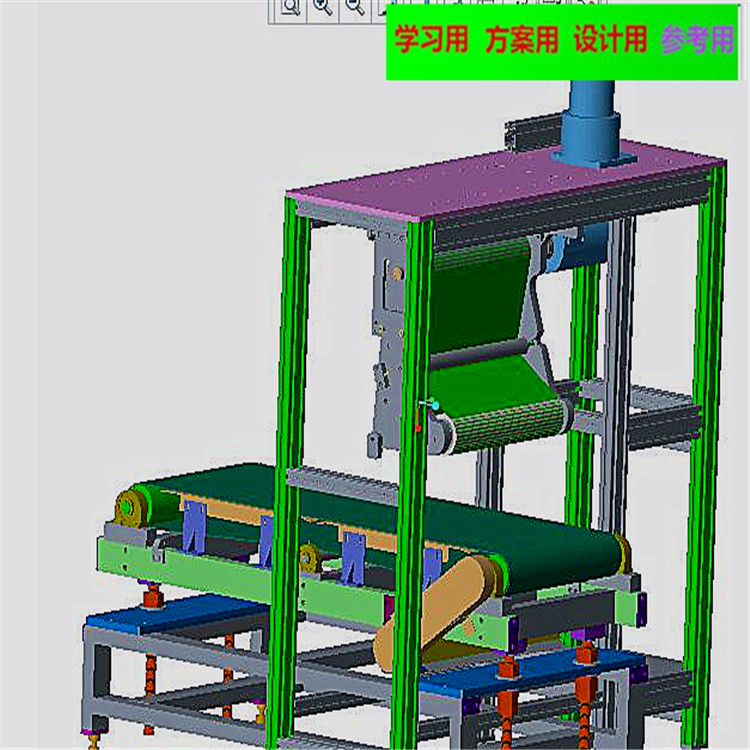 凸轮打磨机抛光机3D模型 非标自动化设备3D图纸3D模型