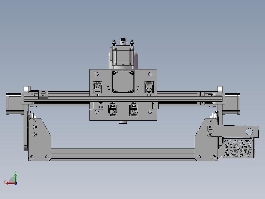 CNC数控打印机后视图