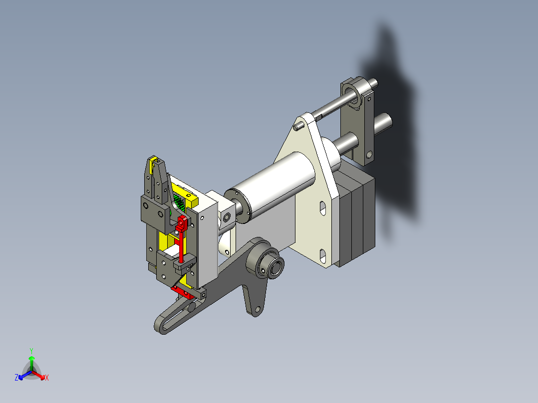 SW<span style='color: red'>机械手</span><span style='color: red'>模型</span>3D<span style='color: red'>模型</span>