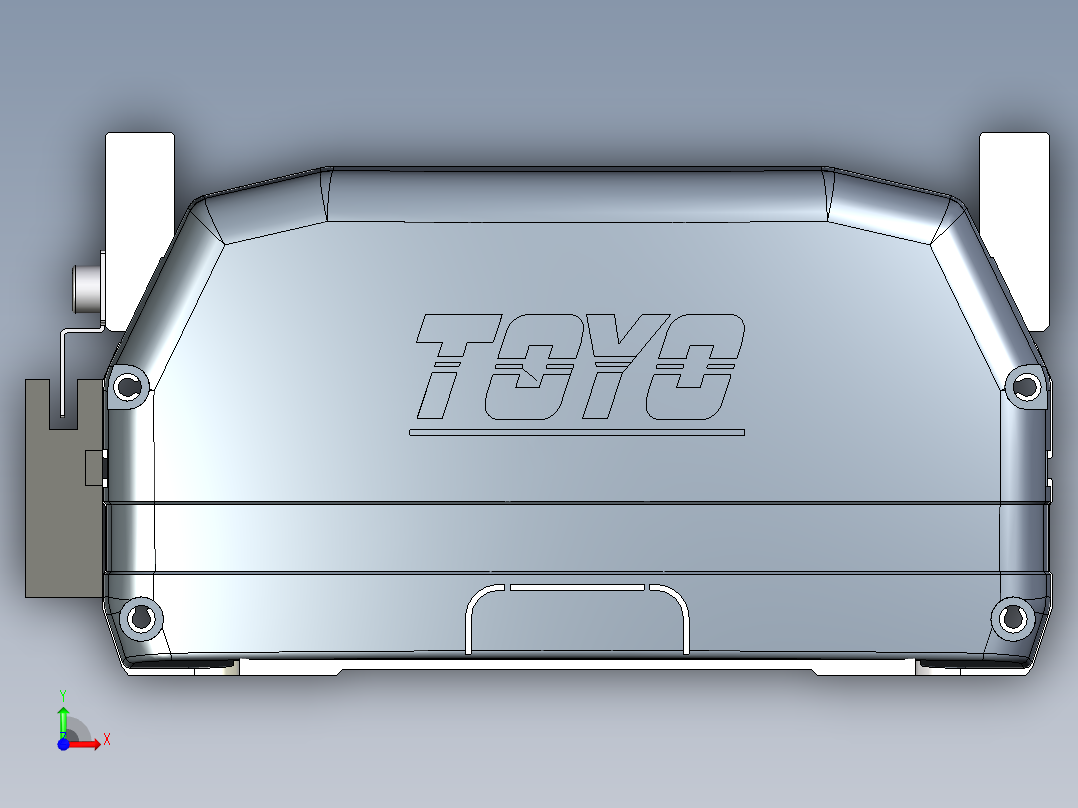 Toyo东佑达直线模组-ETH17-250-M-煞車-組合前视图