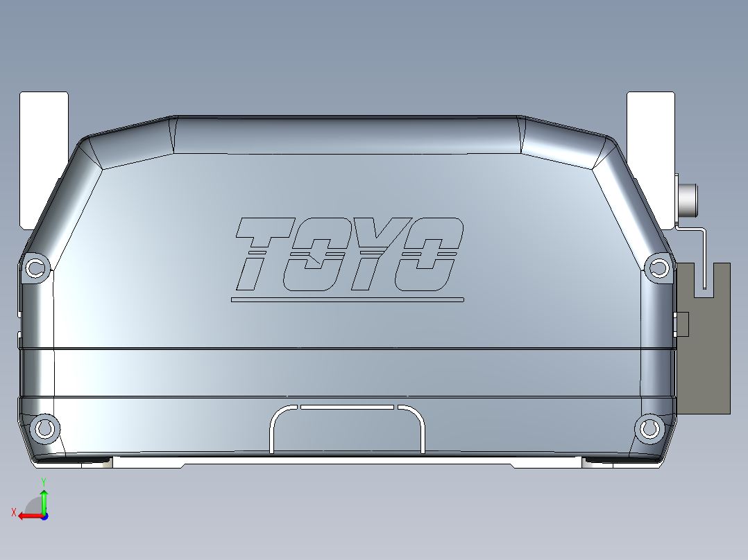 Toyo东佑达直线模组-ETH17-250-M-煞車-組合后视图