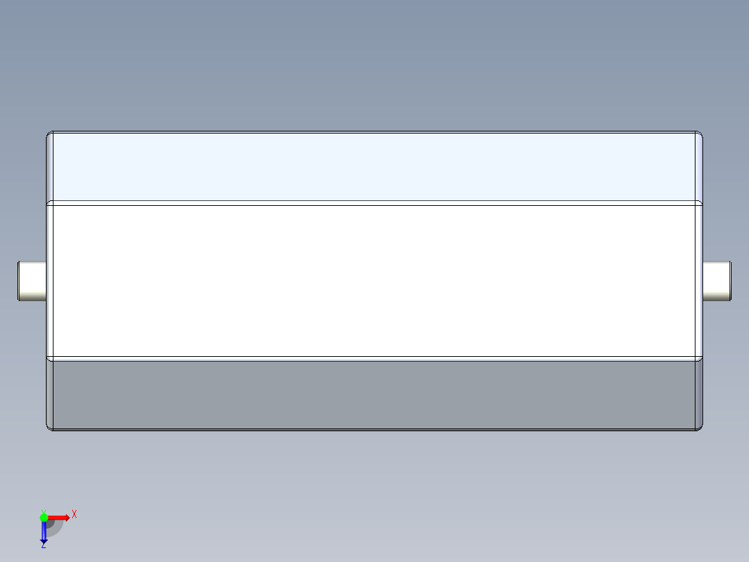 钢丝绳自动探伤仪-总装三维模型俯视图