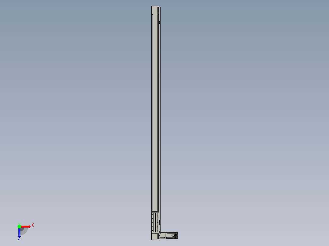 欧规系列-LB8-L150-S2200-BL-ZP75-C3俯视图