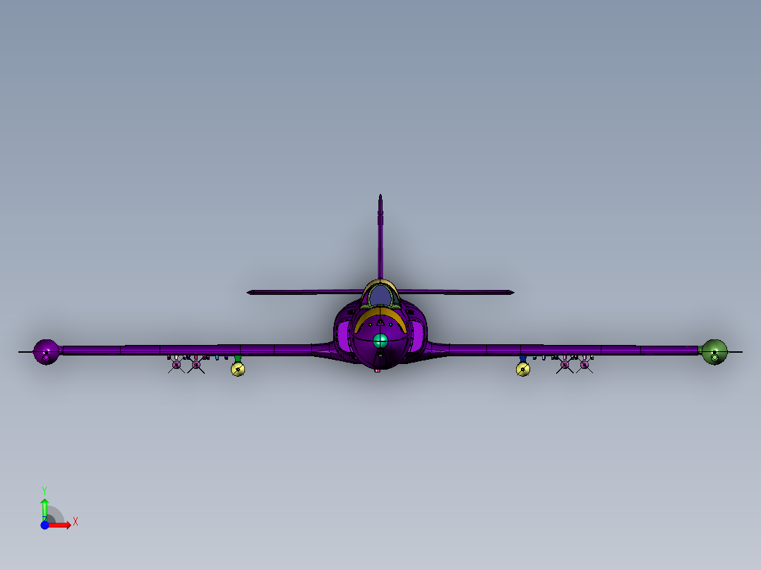 鹰轻型攻击高级教练机前视图