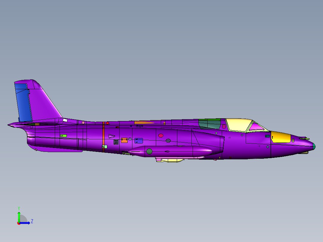 鹰轻型攻击高级教练机左视图