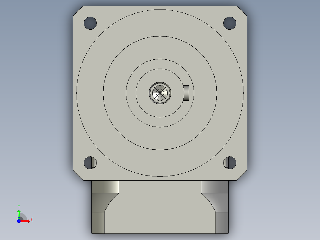 斜齿ZPGH115T-L2 19-70-90-M6.STEP前视图