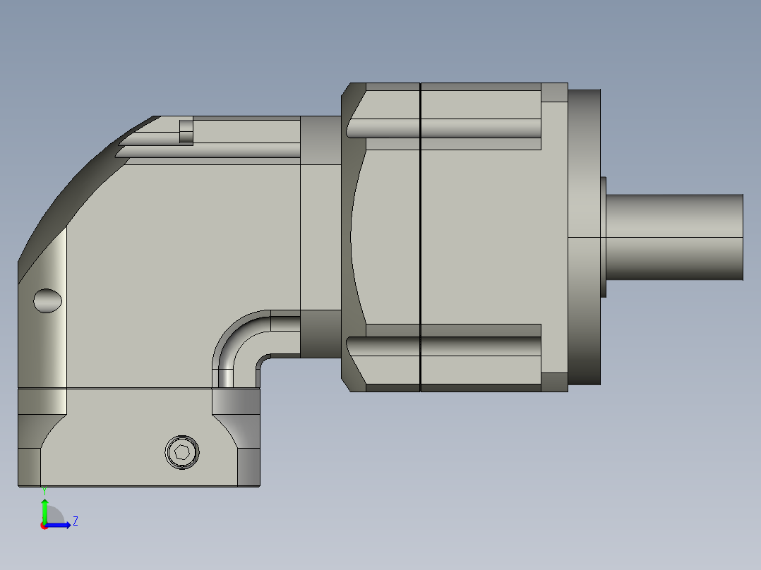 斜齿ZPGH115T-L2 19-70-90-M6.STEP左视图