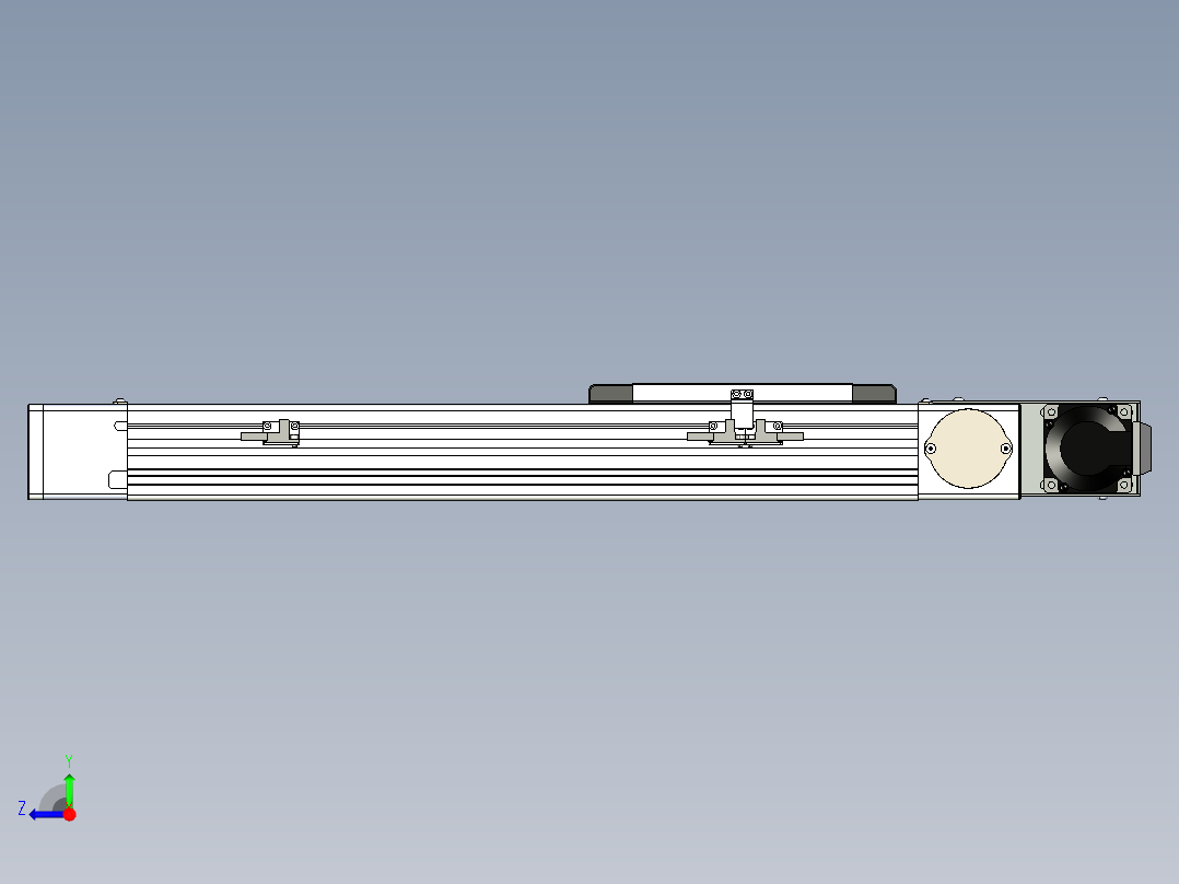 同步带滑台-欧规BC6H-L60-S300-L-ZP40-D3右视图