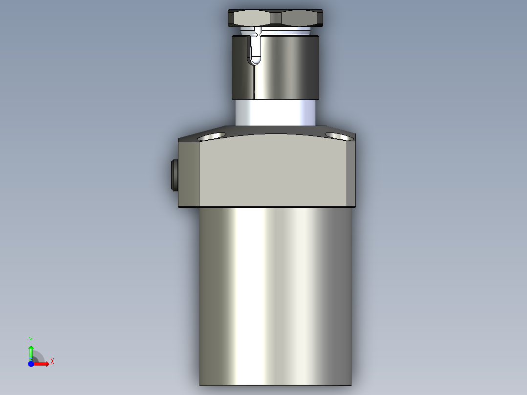 KOSMEKLHS1050-CR-Y60多系列多零件图纸模型前视图