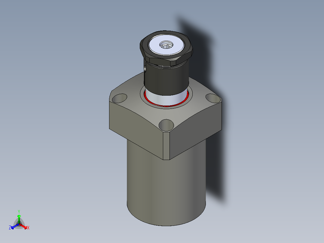 KOSMEKLHS1050-CR-Y60多系列多零件图纸模型正等轴测图