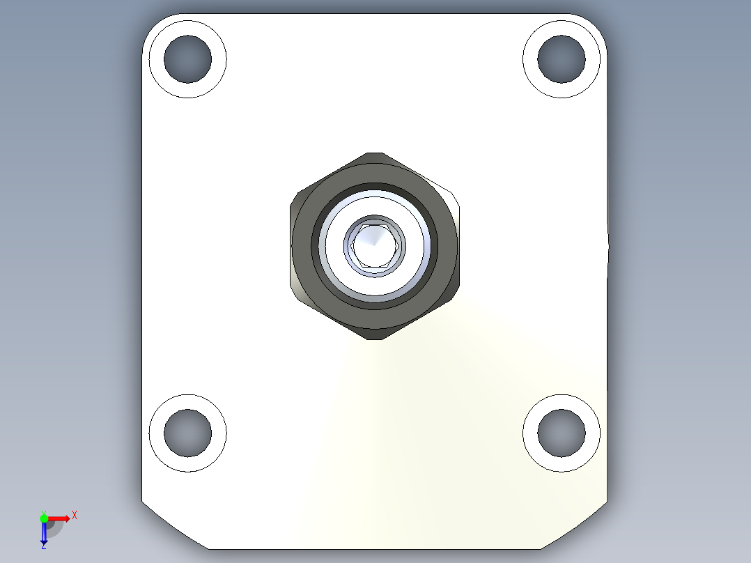 KOSMEKWHE2500-2SRM多系列多零件图纸模型多系列多零件图纸模型俯视图