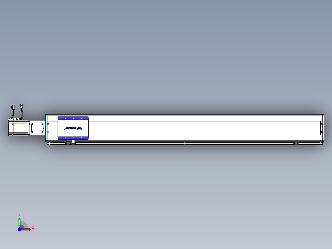 威洛博VC丝杆传动-无尘环境VC14-Lxx-C-S1150-BC-ZP75-C3前视图