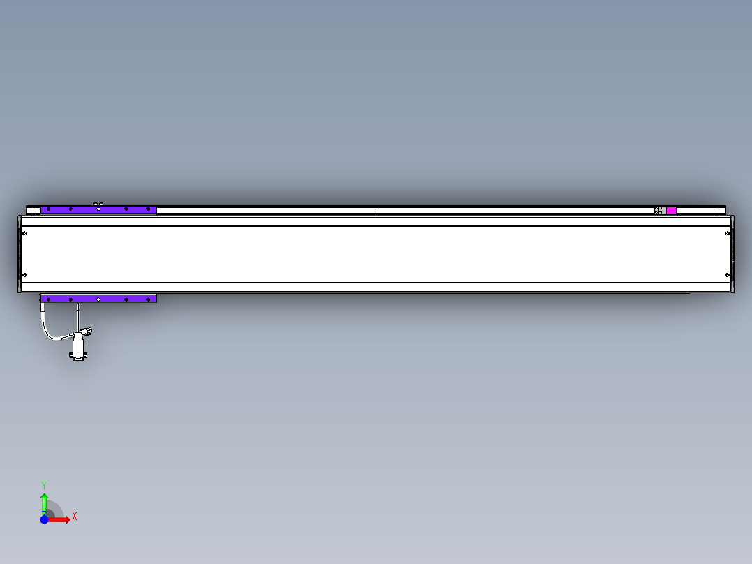 威洛博VL系列直线电机模组-VL14S3-S1000前视图