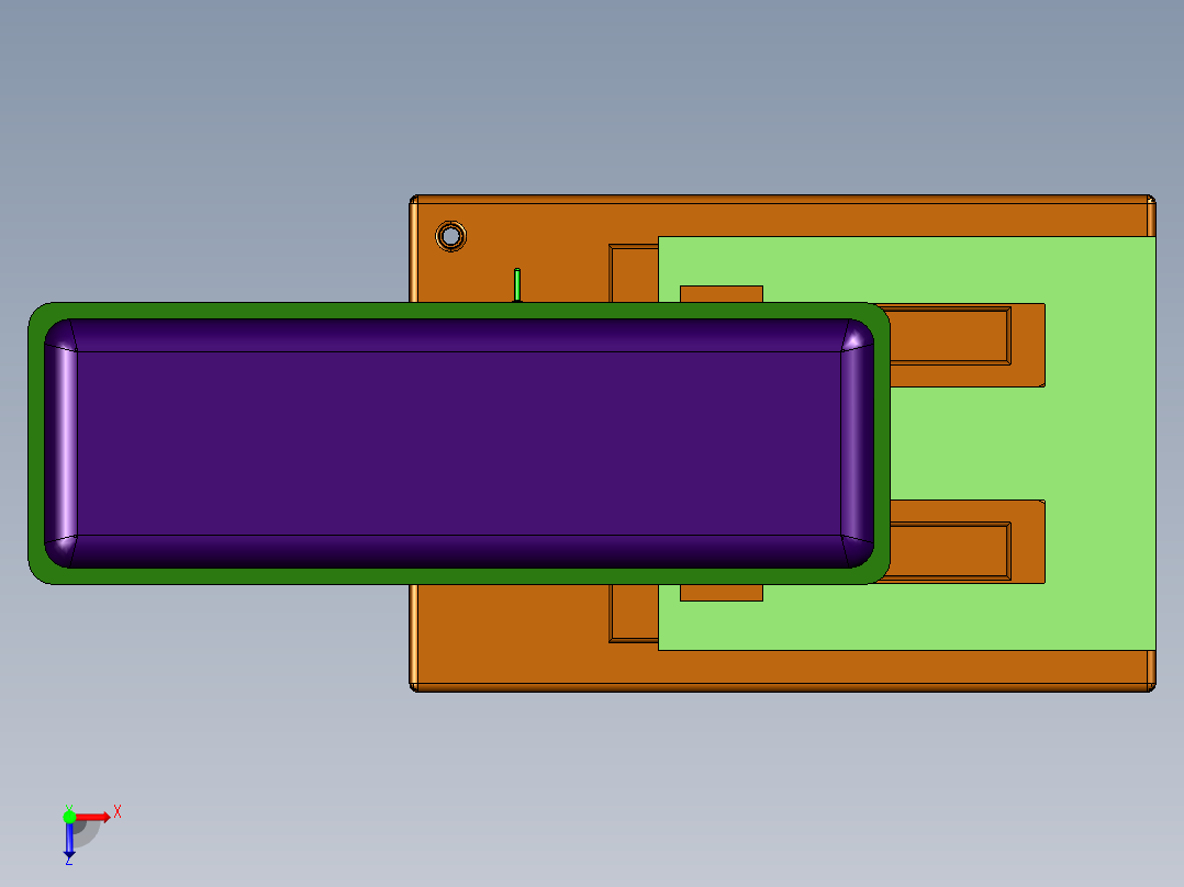高精度深孔钻床俯视图
