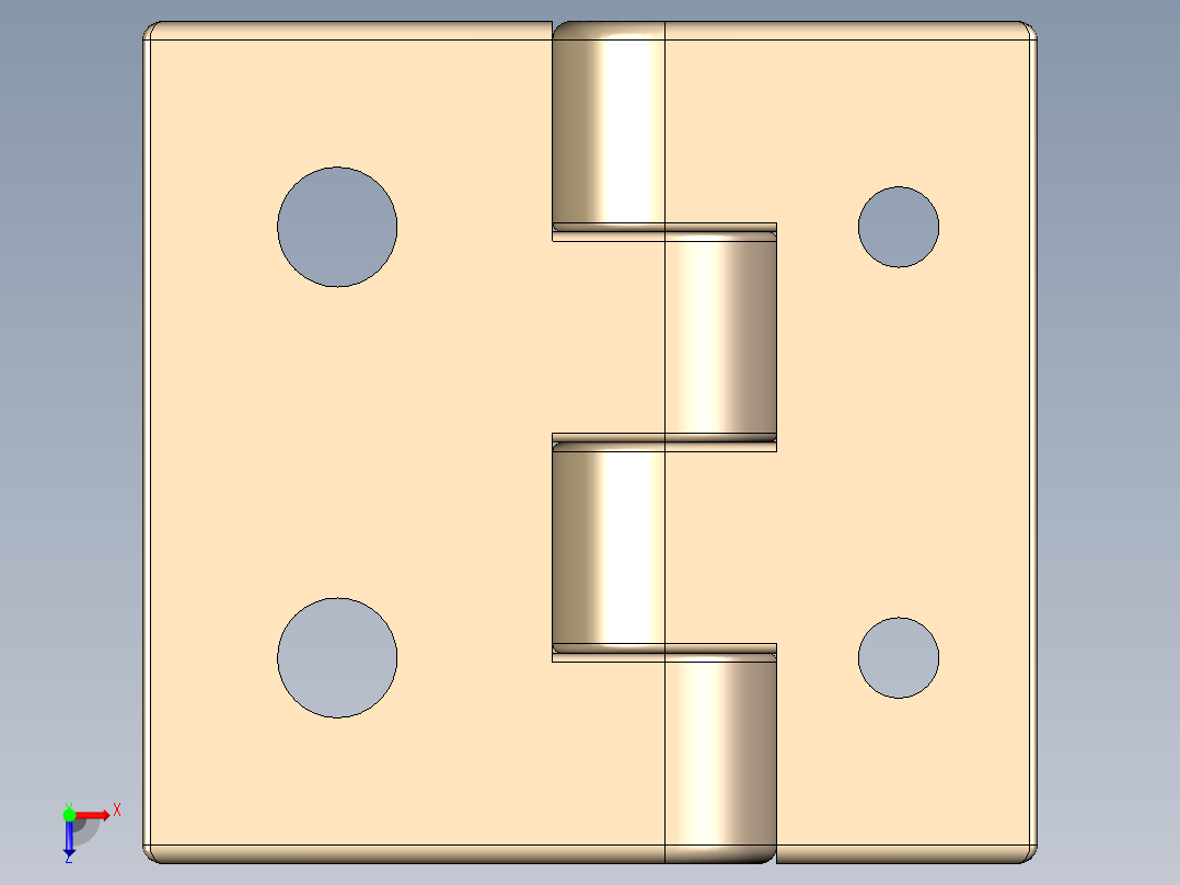 型材-KJN 20X30 CONDUCTIVE HINGE 3842544526俯视图
