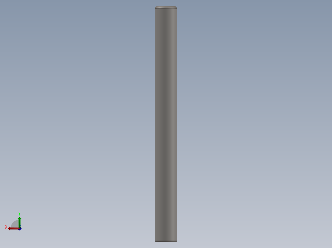 紧固件-0.5000 Alignment Dowel后视图