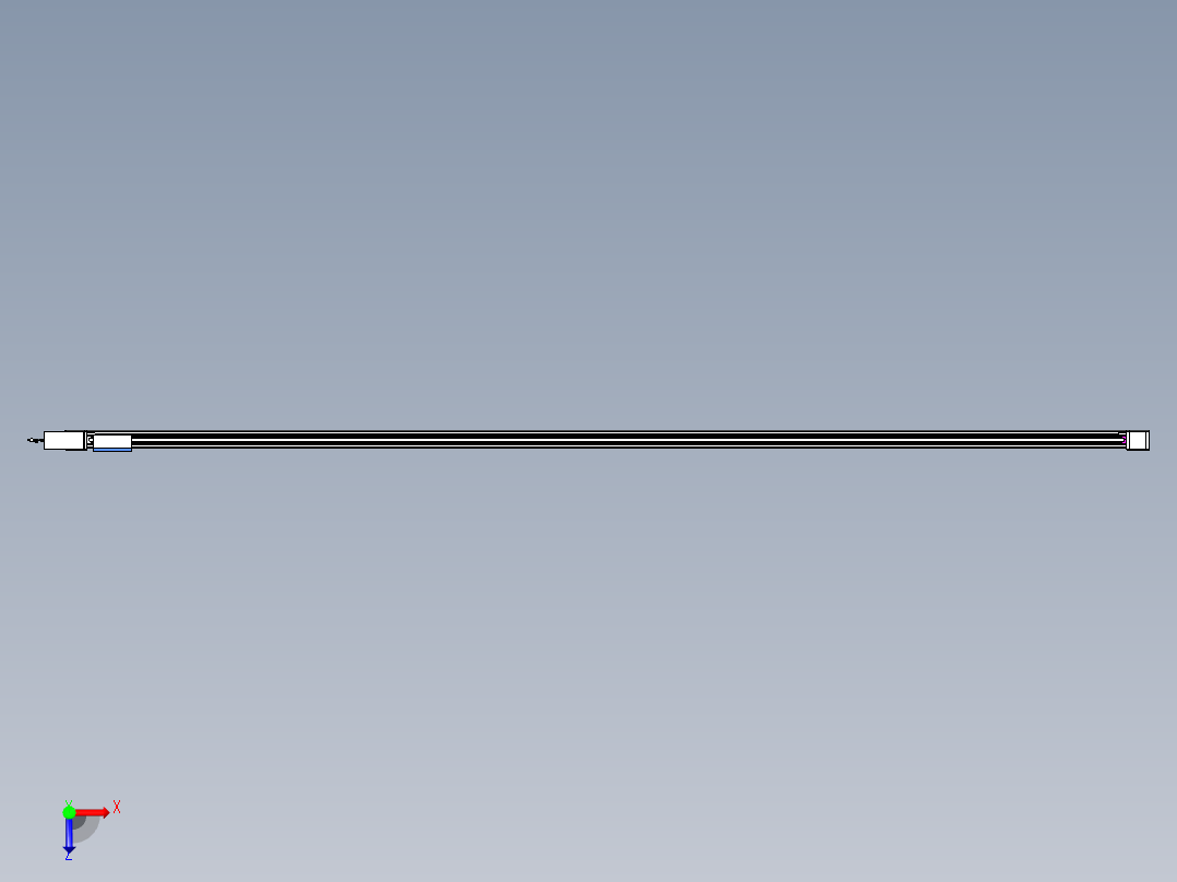 威洛博LB.GB同步带传动--欧规系列GB8-L96-S4600-BR-P40俯视图
