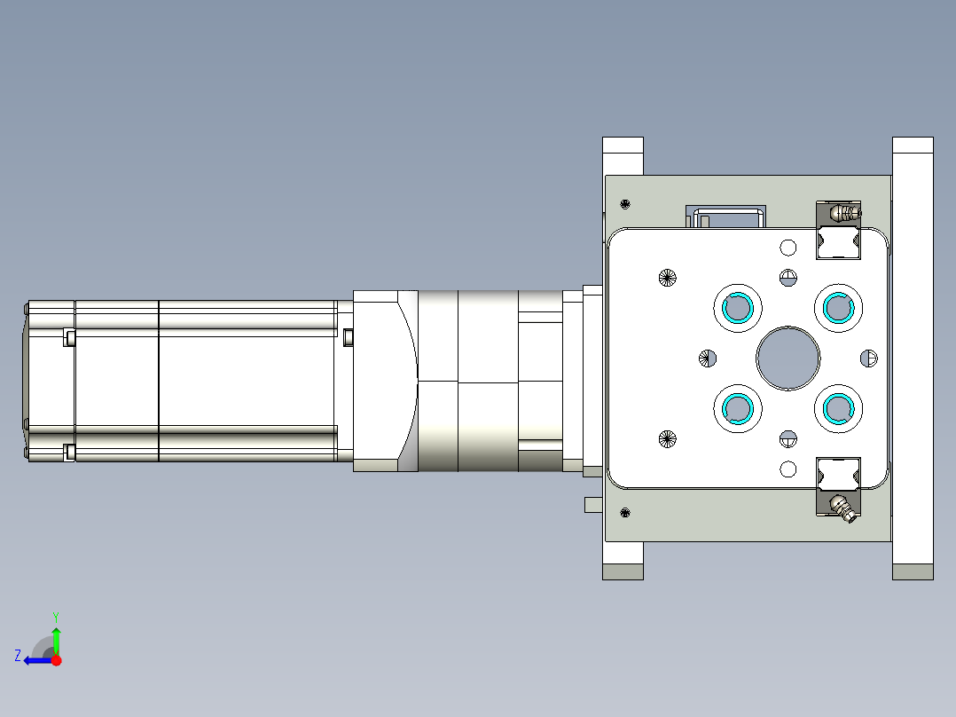 威洛博VG 系列模组VG10Z-L50π-S480-BC-ZP75B-C3-K右视图