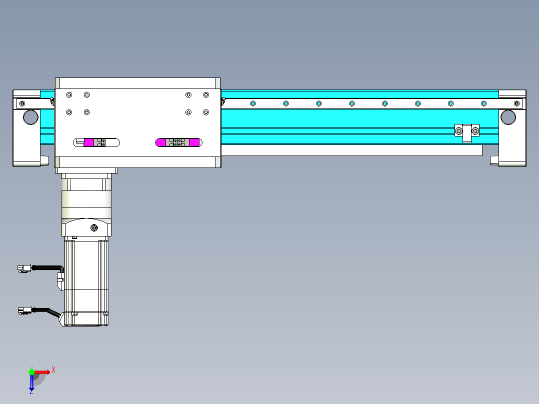威洛博VG 系列模组VG10Z-L50π-S480-BC-ZP75B-C3-K俯视图