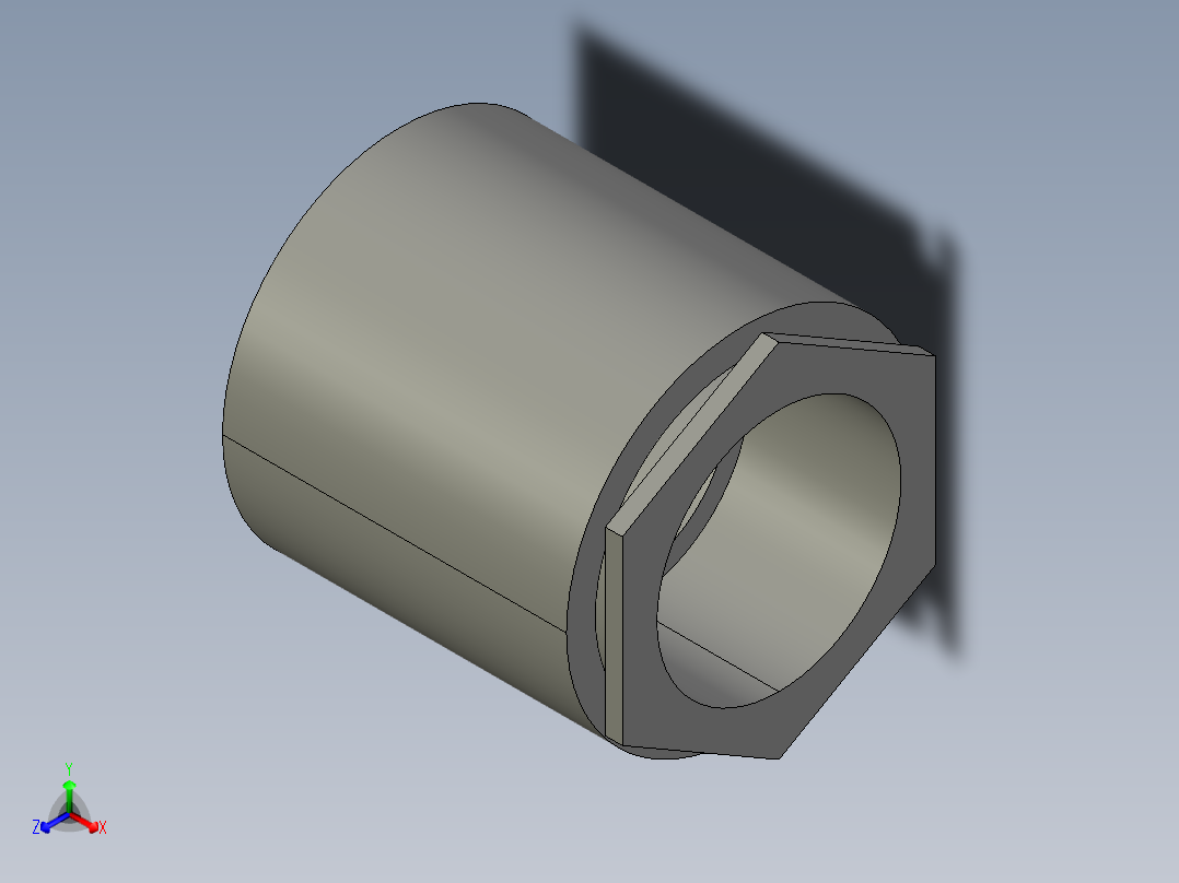 船舶管路系统SeaCor_ReducerCoupling_SxS_37J229339_3in x 2.5in正等轴测图