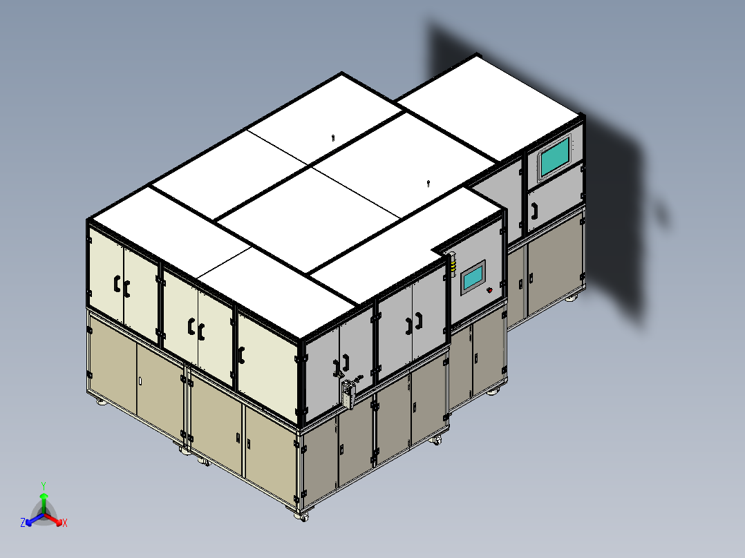 载盘试偏光片贴合机step