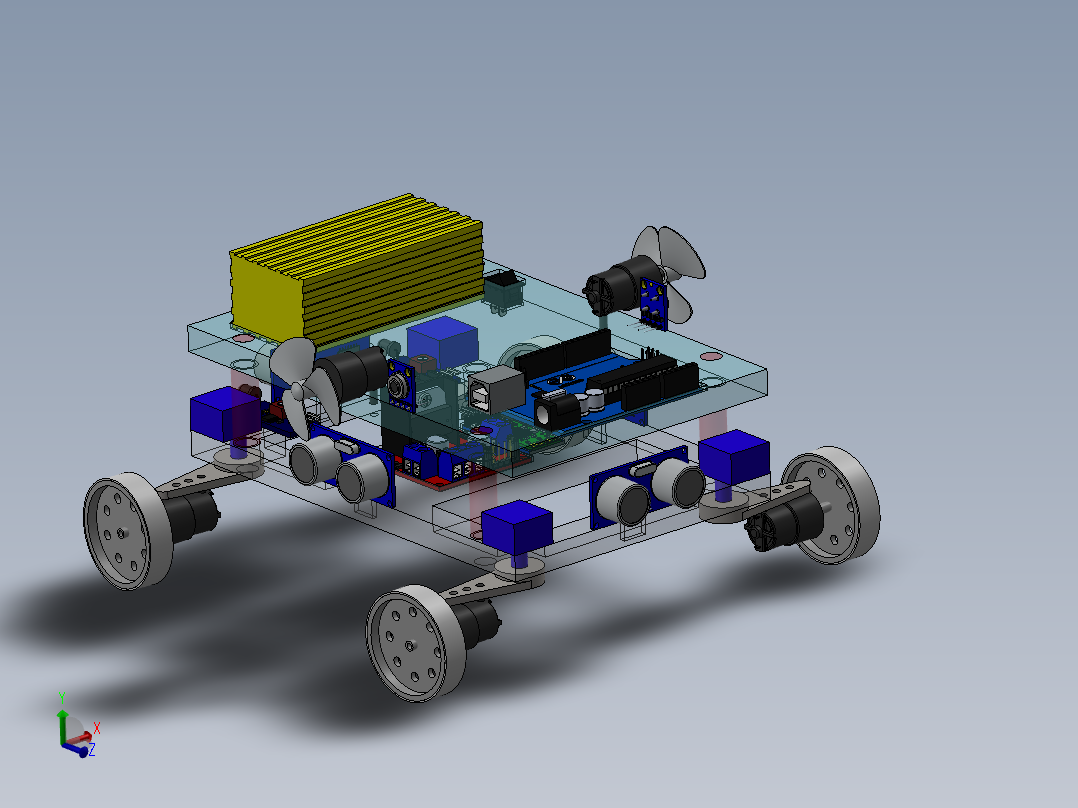 电子元件移动小车sw18可编辑