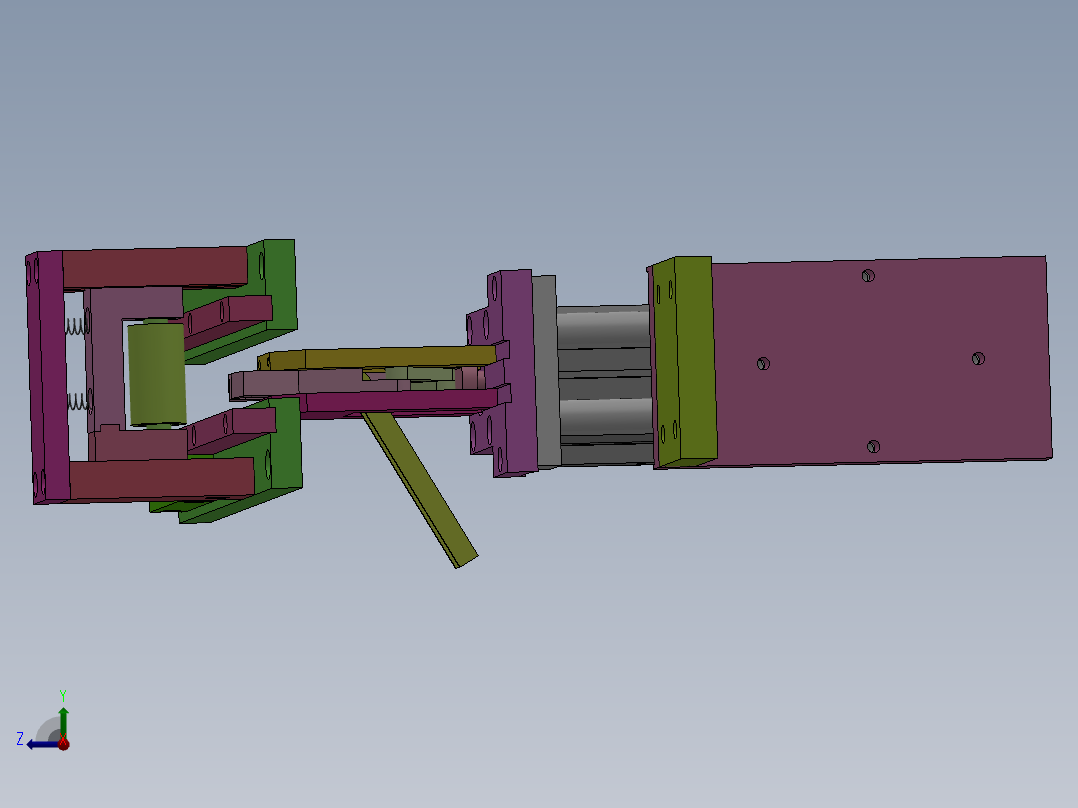 自动贴膜锁螺丝机sw14可编辑右视图
