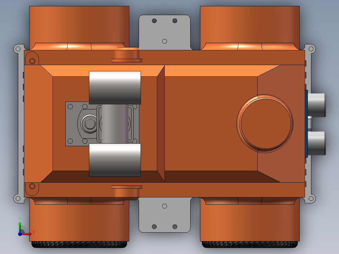 智能巡检机器人sw23可编辑前视图