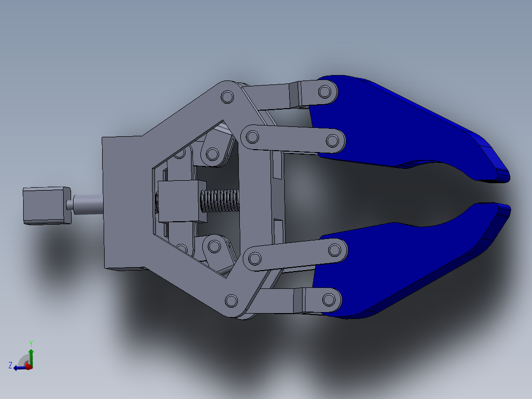 obotic arm gripper机械臂夹持器<span style='color: red'>3D</span>数模图纸 Solidworks设计