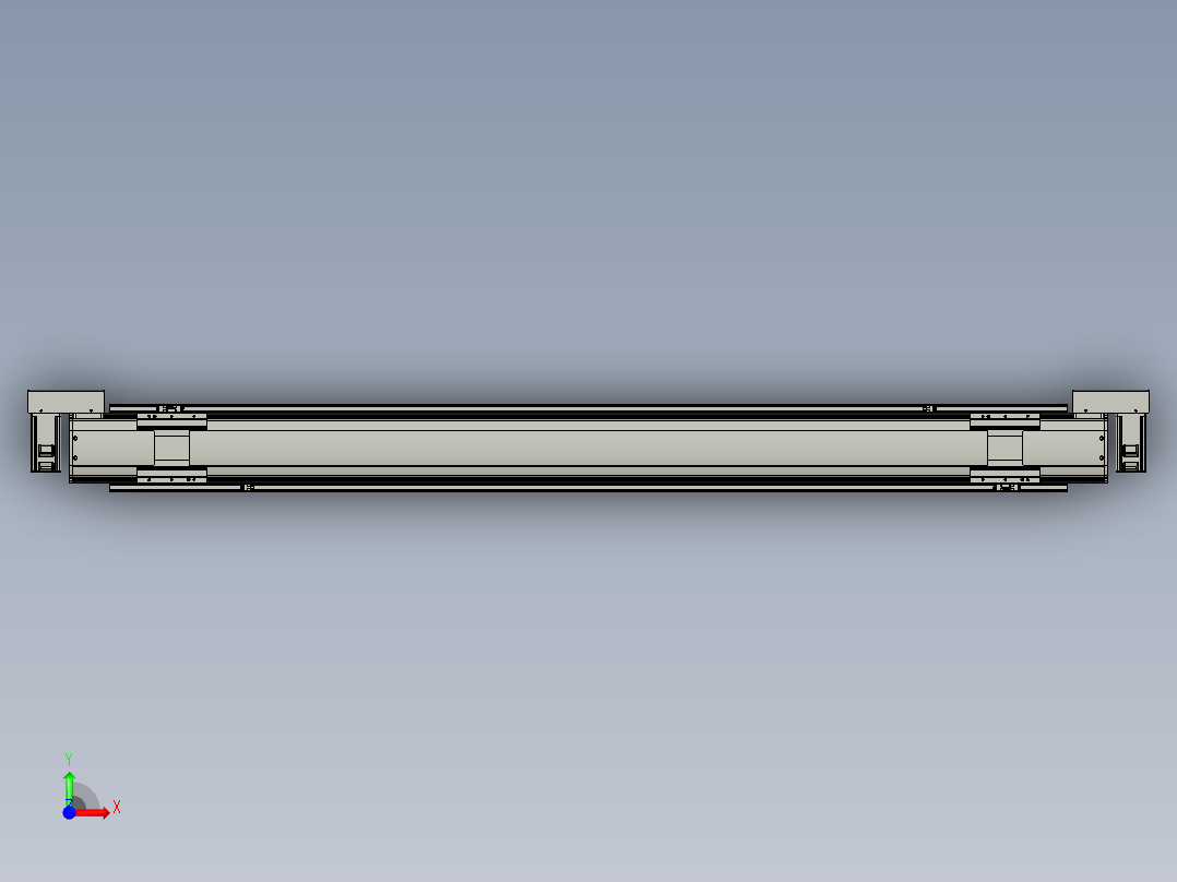 威洛博双电机滑台-VBF14S2-L50-S1500-BLR-P40-C6前视图