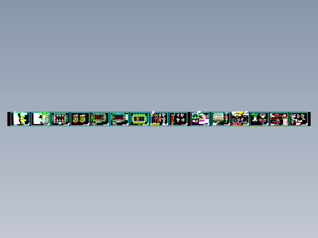 某单层排架结构厂房建筑结构全套施工CAD图